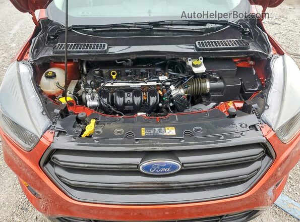 1FMCU0F75KUB54068 2019 FORD ESCAPE Orange Вид підкапотного простору