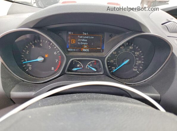 1FMCU0F76HUB65251 2017 FORD ESCAPE Black Vista del cuadro de instrumentos