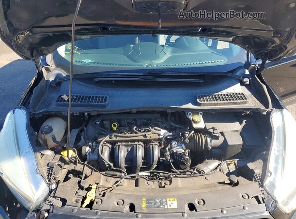 1FMCU0F76HUD64221 2017 FORD ESCAPE Black Vista del compartimento del motor