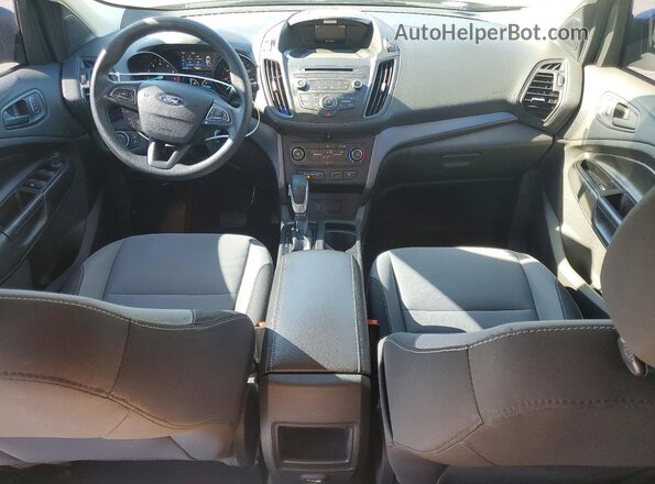 1FMCU0F76HUD64221 2017 FORD ESCAPE Black Vista del salpicadero