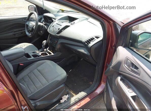 1FMCU0F76JUA59887 2018 FORD ESCAPE Red Front interior view