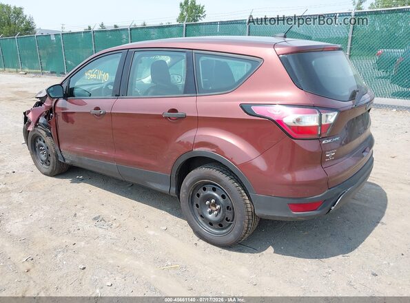 1FMCU0F76JUA59887 2018 FORD ESCAPE Red Rear left