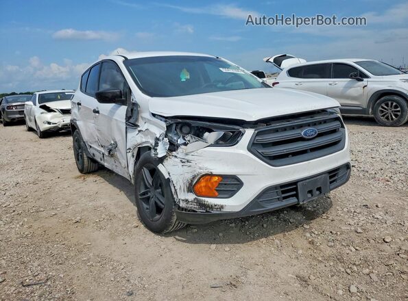 1FMCU0F76JUB74019 2018 FORD ESCAPE Белый Передняя правая четверть