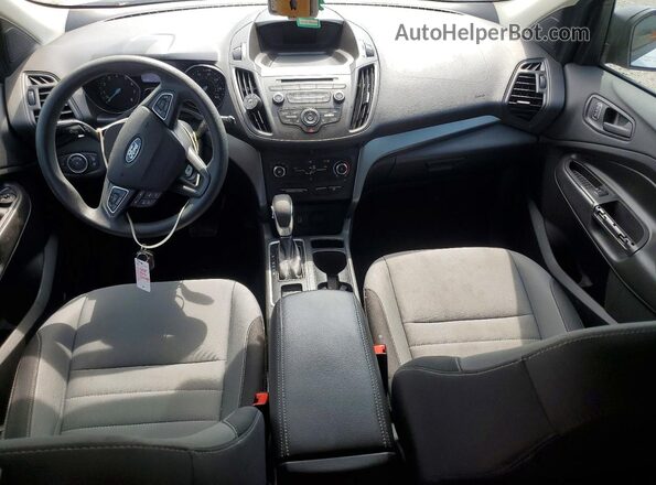 1FMCU0F76JUB74019 2018 FORD ESCAPE Белый Вид панели приборов