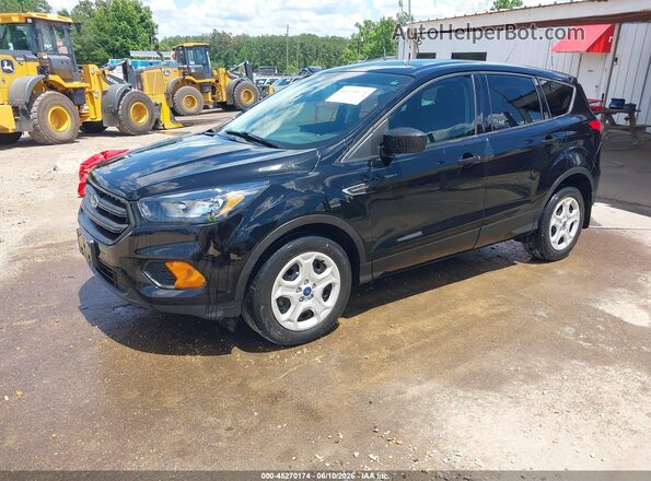 1FMCU0F76JUD08396 2018 FORD ESCAPE Black Przód lewy