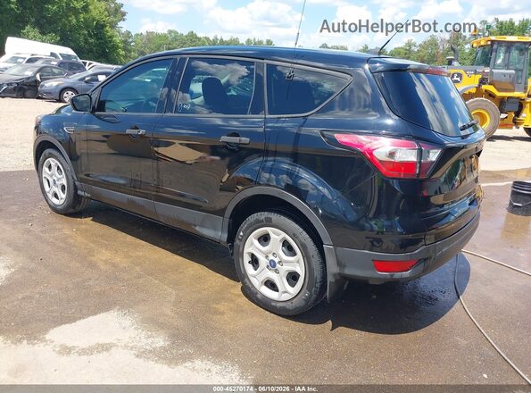 1FMCU0F76JUD08396 2018 FORD ESCAPE Black Tył lewy