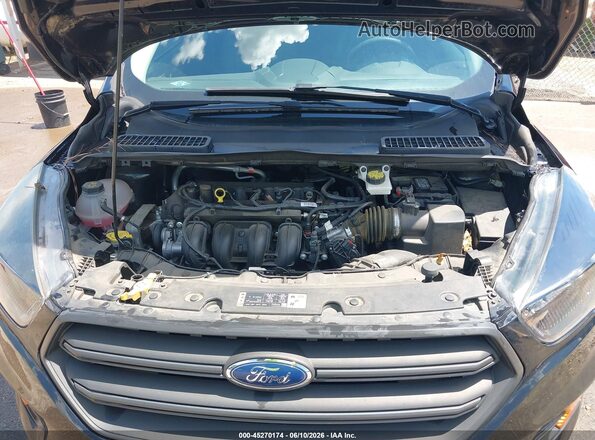 1FMCU0F76JUD08396 2018 FORD ESCAPE Black Widok z tyłu