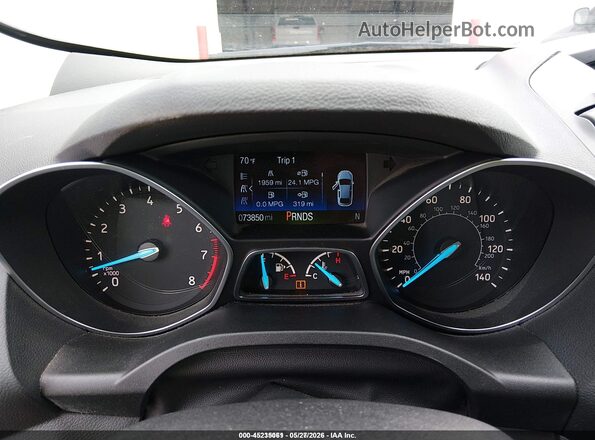 1FMCU0F76JUD08429 2018 FORD ESCAPE Blue Rear seats view