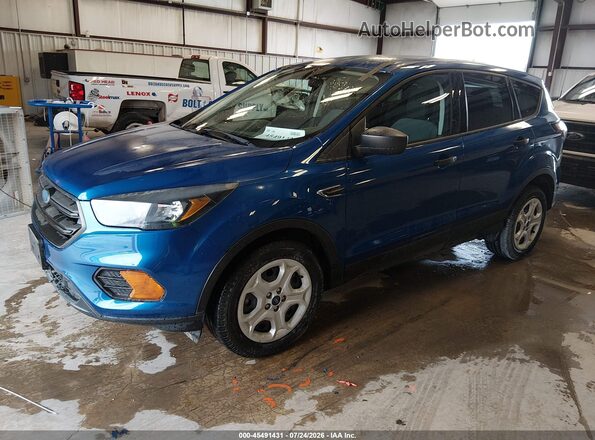 1FMCU0F76JUD31029 2018 FORD ESCAPE Blue Przód lewy