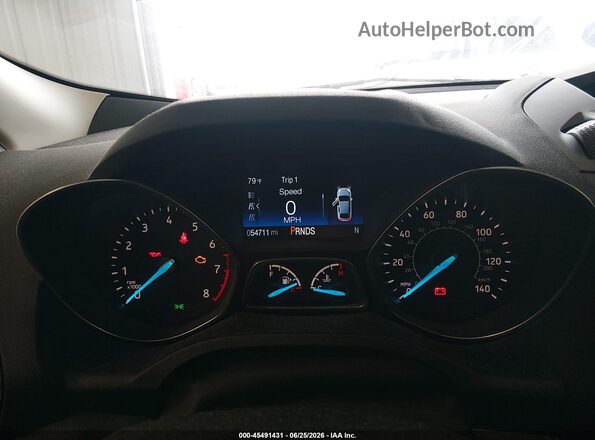 1FMCU0F76JUD31029 2018 FORD ESCAPE Blue Widok tylnych siedzeń