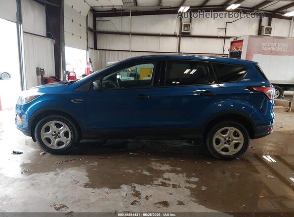 1FMCU0F76JUD31029 2018 FORD ESCAPE Blue Widok wnętrza 360 stopni