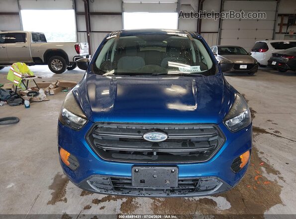 1FMCU0F76JUD31029 2018 FORD ESCAPE Blue Widok zestawu wskaźników