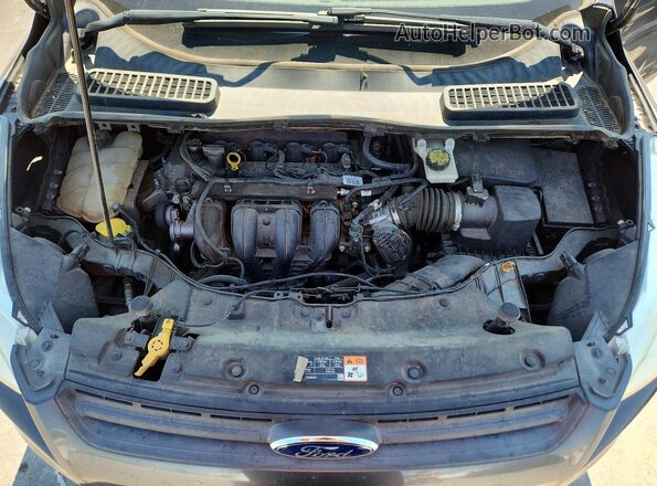 1FMCU0F77GUA11596 2016 FORD ESCAPE Gray Widok wnętrza z tyłu