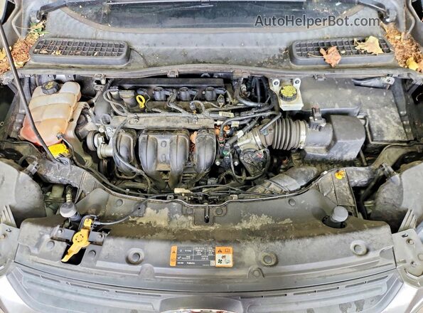 1FMCU0F77GUA42895 2016 FORD ESCAPE Gray Widok wnętrza z tyłu