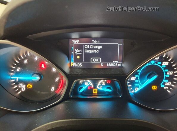 1FMCU0F77GUA42895 2016 FORD ESCAPE Gray Widok zestawu wskaźników