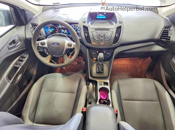 1FMCU0F77GUA42895 2016 FORD ESCAPE Gray Widok deski rozdzielczej