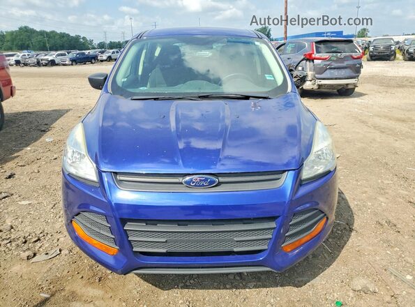 1FMCU0F77GUC77412 2016 FORD ESCAPE Blue Front view