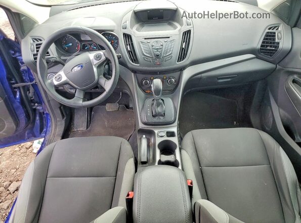 1FMCU0F77GUC77412 2016 FORD ESCAPE Blue Dashboard view