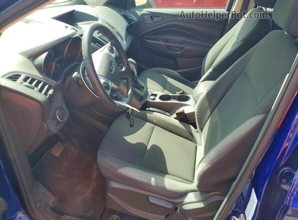1FMCU0F77GUC77412 2016 FORD ESCAPE Blue Front interior view