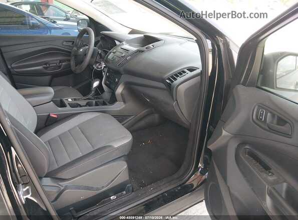 1FMCU0F77HUC43701 2017 FORD ESCAPE Black წინა სალონის ხედი