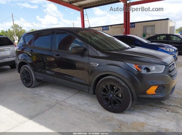 1FMCU0F77HUC43701 2017 FORD ESCAPE Black უკანა სალონის ხედი