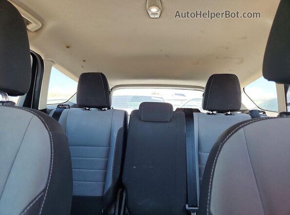 1FMCU0F77HUC60188 2017 FORD ESCAPE Silver უკანა სავარძლების ხედი