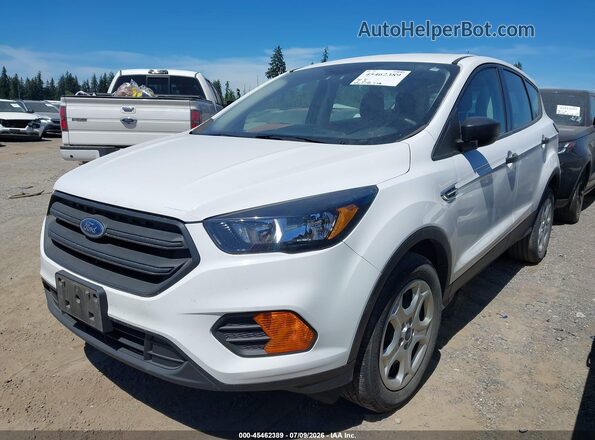 1FMCU0F77JUB55964 2018 FORD ESCAPE Белый Передняя левая четверть