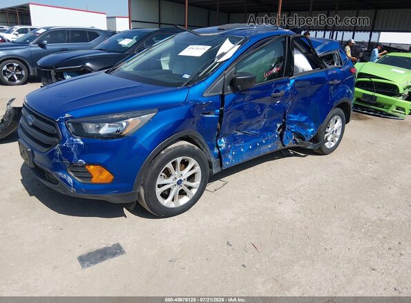 1FMCU0F77JUB83330 2018 FORD ESCAPE Blue წინა მარცხენა ხედი სამი მეოთხედიდან