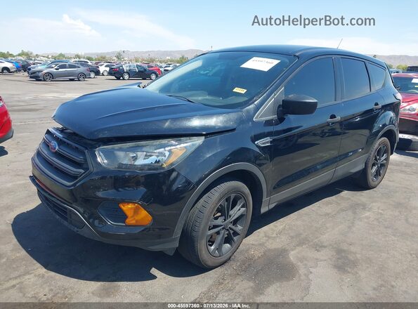1FMCU0F77JUD05457 2018 FORD ESCAPE Black Vista tres cuartos delantera izquierda