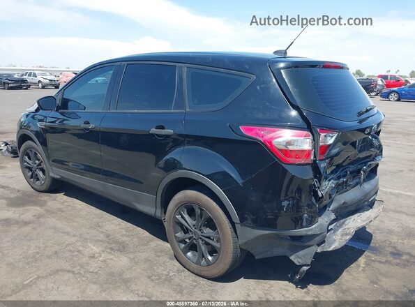 1FMCU0F77JUD05457 2018 FORD ESCAPE Black Trasero izquierdo