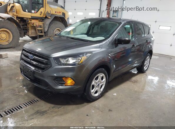 1FMCU0F77JUD08388 2018 FORD ESCAPE Gray Передня ліва чверть