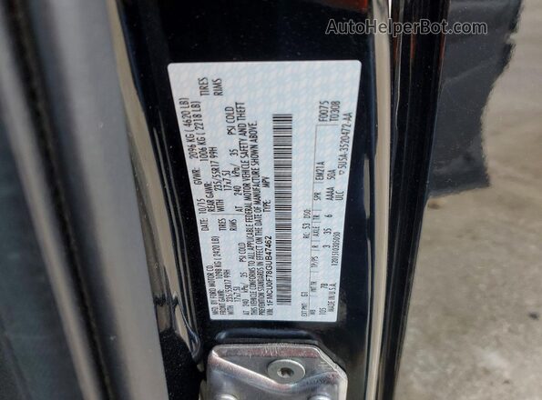 1FMCU0F78GUB47462 2016 FORD ESCAPE Black VIN კოდის სტიკერის ხედი