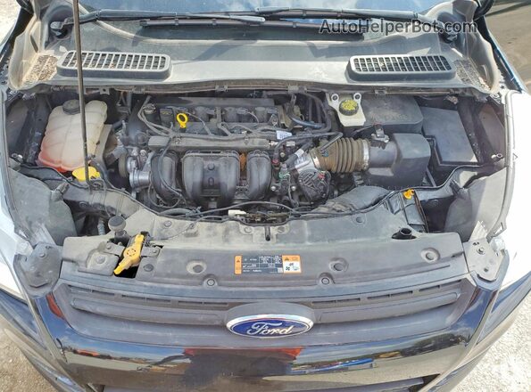 1FMCU0F78GUB47462 2016 FORD ESCAPE Black ძრავის განყოფილების ხედი
