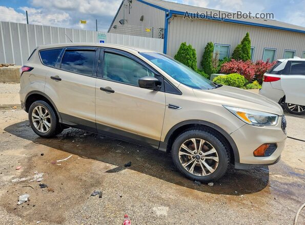 1FMCU0F78HUC62919 2017 FORD ESCAPE Кремовый Передняя правая четверть