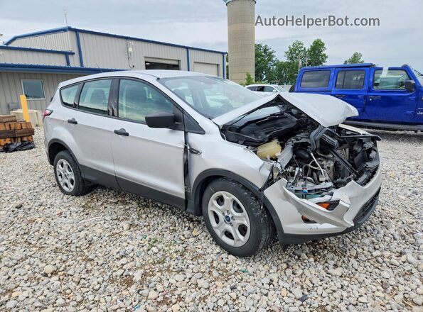 1FMCU0F78HUD59909 2017 FORD ESCAPE Серебряный Передняя правая четверть