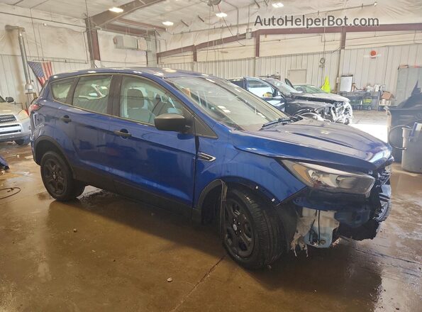 1FMCU0F78JUA89408 2018 FORD ESCAPE Blue Передня права чверть