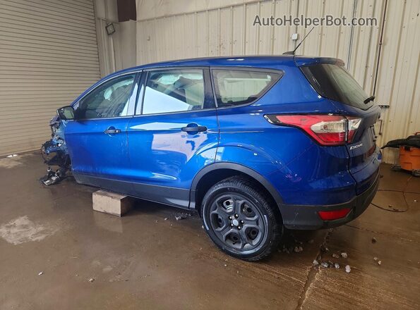 1FMCU0F78JUA89408 2018 FORD ESCAPE Blue Задня ліва чверть