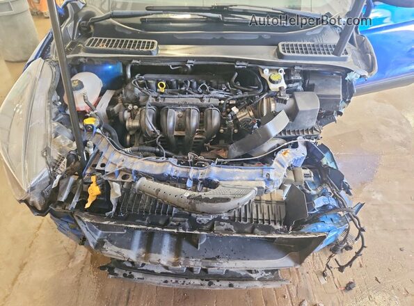 1FMCU0F78JUA89408 2018 FORD ESCAPE Blue Вид підкапотного простору