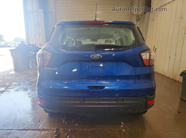 1FMCU0F78JUA89408 2018 FORD ESCAPE Blue Вид ззаду