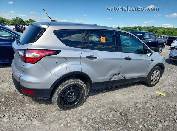 1FMCU0F78JUB10046 2018 FORD ESCAPE Silver Rear right