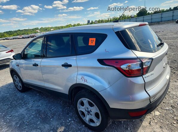 1FMCU0F78JUB10046 2018 FORD ESCAPE Silver Rear left
