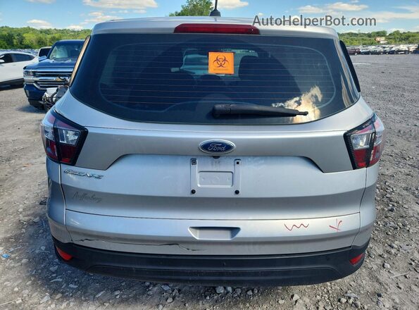 1FMCU0F78JUB10046 2018 FORD ESCAPE Silver Rear view