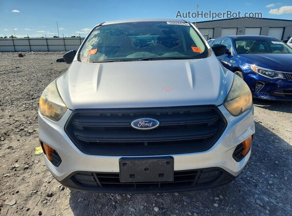 1FMCU0F78JUB10046 2018 FORD ESCAPE Silver Front view