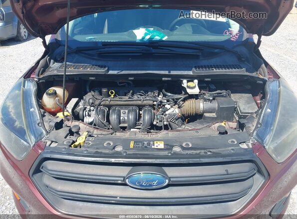 1FMCU0F78JUB20916 2018 FORD ESCAPE Burgundy Rear view
