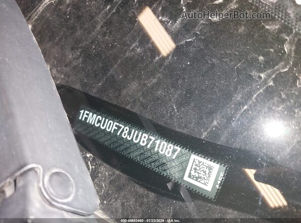 1FMCU0F78JUB71087 2018 FORD ESCAPE Blue ძრავის განყოფილების ხედი