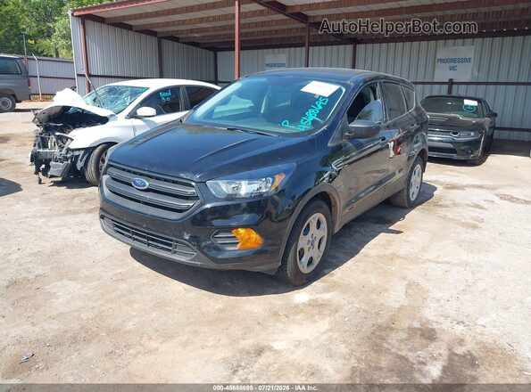 1FMCU0F78JUC70427 2018 FORD ESCAPE Черный Передняя левая четверть