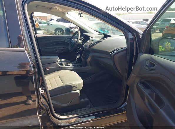 1FMCU0F78JUC70427 2018 FORD ESCAPE Черный Вид салона спереди