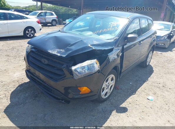 1FMCU0F78JUD28598 2018 FORD ESCAPE Черный Передняя левая четверть
