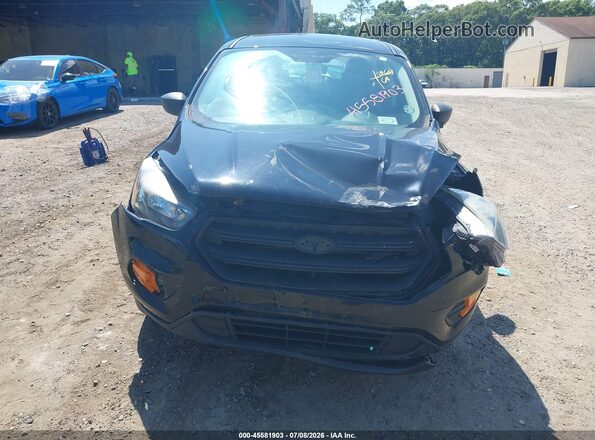 1FMCU0F78JUD28598 2018 FORD ESCAPE Черный Вид щитка приборов