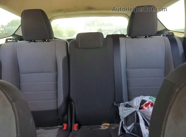 1FMCU0F78KUB26524 2019 FORD ESCAPE Gray Widok tylnych siedzeń